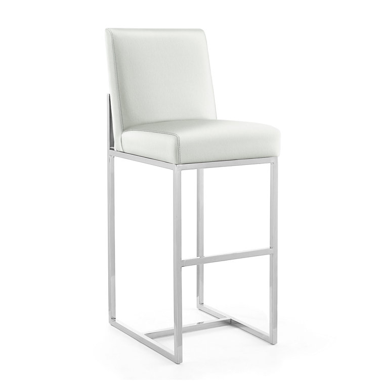 Element Upholstered Counter Stool with Metal Frame