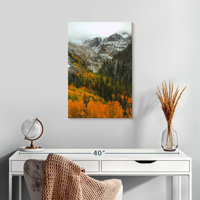 Aime Orange Flames, 24" H x 16" W