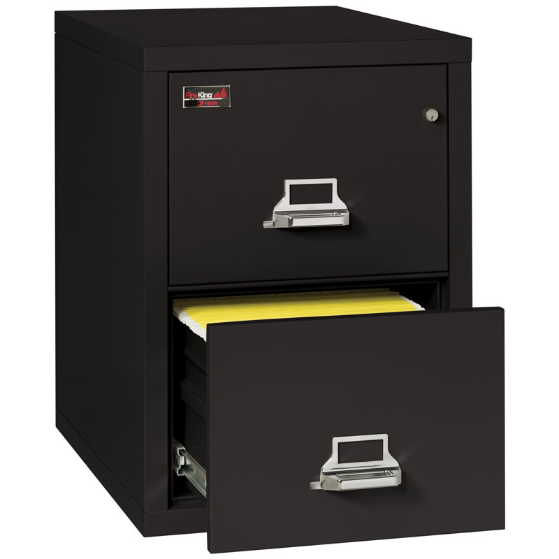 Fireproof 4 - Drawer File Cabinet, Platinum Key Lock, 18.91"W