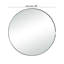 Isis Metal Circle Wall Mirror