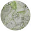 Tapis extérieur rond rond 8 po