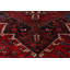 Tapis unique en laine noué à la main de 6 pi 7 po x 8 pi 10 po rouge / ivoire / gris anthracite Jutin