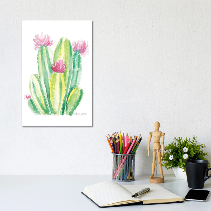 Cactus II by Kirsten Dill - Wrapped Canvas Gallery-Wrapped Canvas Giclée, 30.48cm H x 20.32cm W