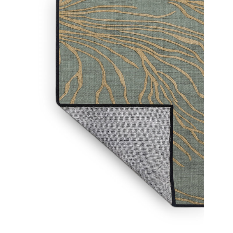 Machine Washable Nature Gray Area Rug