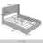 FULL SIZE WINGBACK PLATFORM LIFT UP STORAGE BED IN BROWN LINEN-276082735-276082734