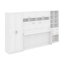 Grand lit escamotable avec placard, tiroirs et tablettes-142007946