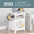 Ashrith 24'' Tall 2 - Drawer End Table with Built-In USB port-46915329