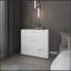 Commode blanche avec 4 tiroirs spacieux