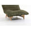 Fauteuil d'appoint en tissu de velours côtelé avec dossier CloudLoom-132864802