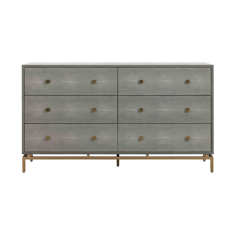 144.8 cm W Chest of 6 Drawers