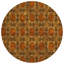 Tapis intérieur antidérapant rond 8 pi