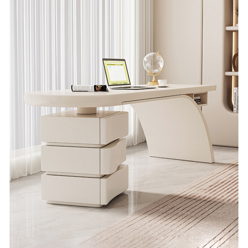 Bureau de luxe avec tiroirs Modern Light, 29.53" H x 62.99" W x 27.56" D