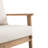 Ornella Solid Wood Patio Loveseat With Cushions