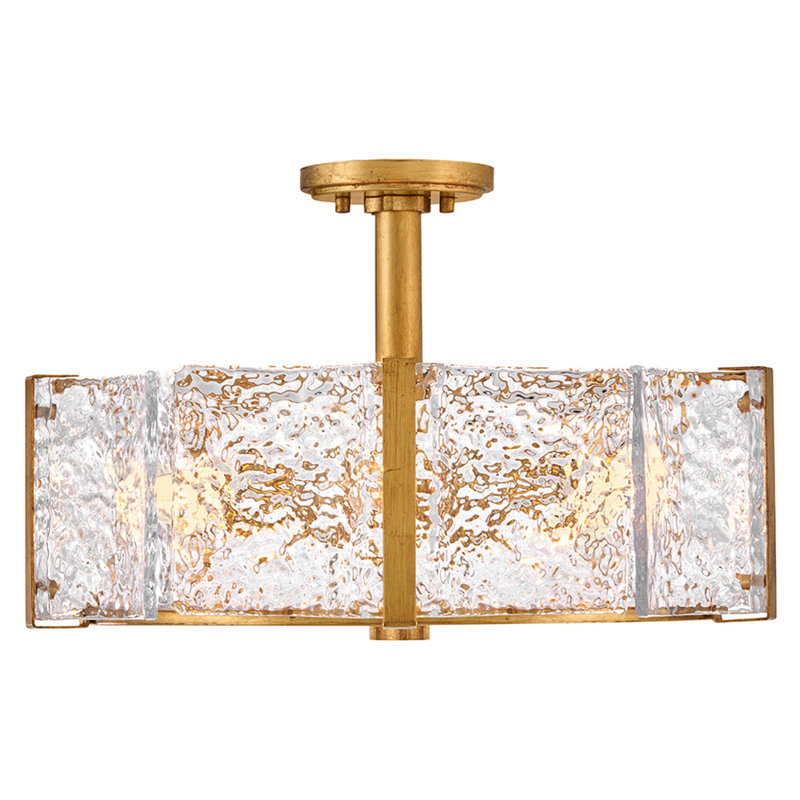 Florian 5 - Light Semi Flush Mount, Gold
