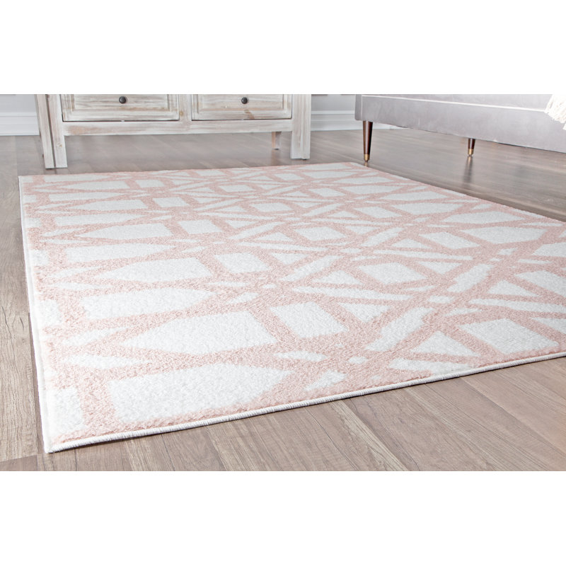 Tapis contemporain au lait épicé Miko, Rectangle 9 pi x 12 pi