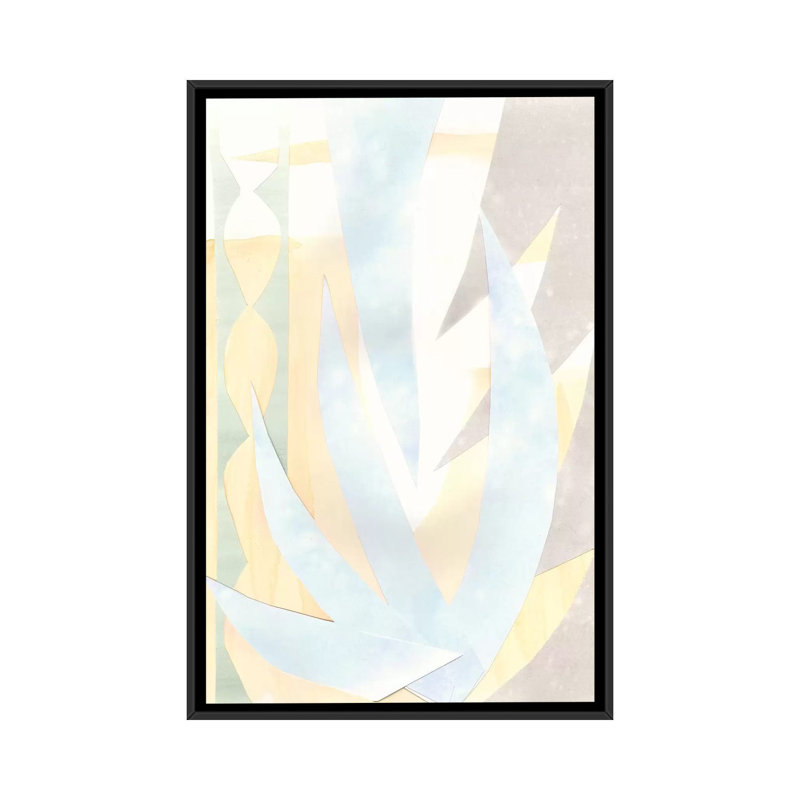 «Painted Desert III», impression sur toile, H 26 po x l 18 po x P 1,5 po, Toile avec cadre noir, Pas de tapis