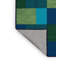 Tapis bleu à carreaux lavable à la machine-2052812505