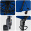 Garden Parasol with LED Strip Lights Manual Polyester and Steel Solar-1547198605-1547198600