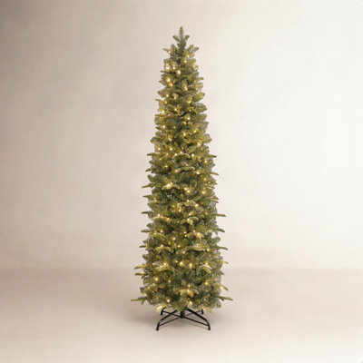 Pencil Pre-Lit Spruce Tree