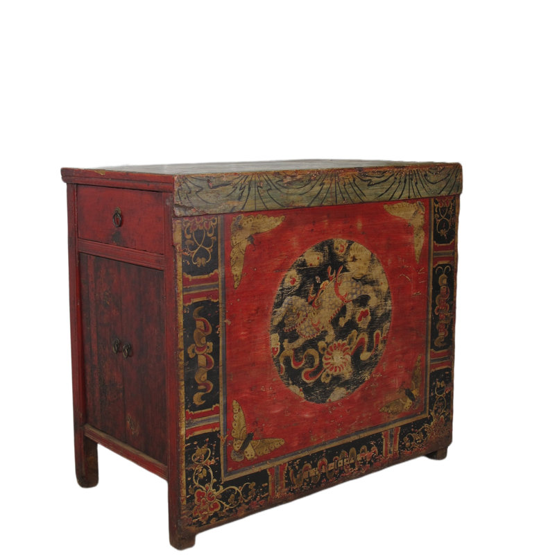 Solid Wood Accent Cabinet