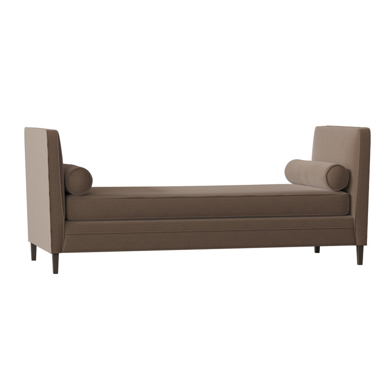 Lydia Upholstered Bench, Siena 69, Brown Mahogany