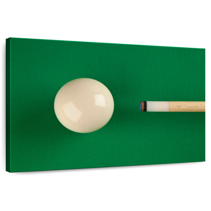 Billard américain, H 34 po x l 51 po