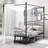 Jasalyn Metal Canopy Bed-17215019-17215018