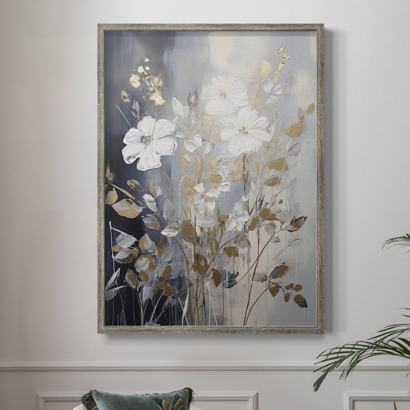 Reproduction encadrée FLORAL Series CCXXXV - bois massif, H 11 po x l 9 po