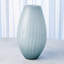 Cased Glass Stripe Vase-Blue-57567992