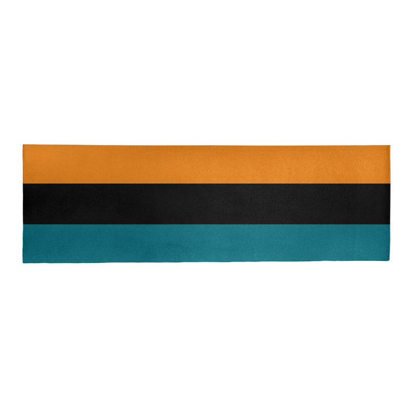 Tapis à rayures de hockey national, Tapis de couloir 2 pi 6 po x 8 pi