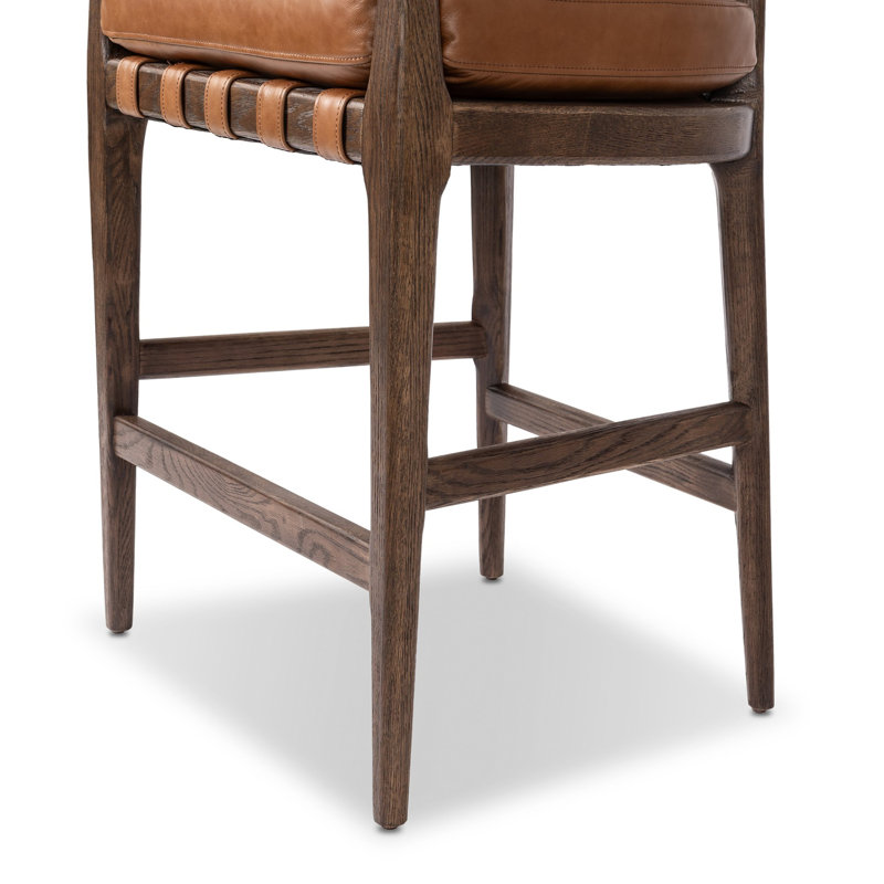Dane Stool, Sonoma Chestnut Top Grain Leather