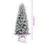 Artificial Christmas Tree with 300 LEDs White-2143261005-2143261007