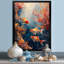 Orange, poisson koi, corail, magie marine - art mural Coralwall-106110687-134423536