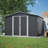 10x10 FT Large Outdoor Metal Storage Shed - Heavy-Duty Frame, Lockable Doors, All-Weather Protection for Backyard Tools & Equipment
