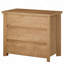Table de chevet 32 po avec 3 tiroirs, table de chevet avec beaucoup de rangement pour la chambre à coucher et le salon