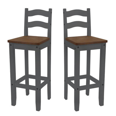 Belinda Solid Wood Counter Stool
