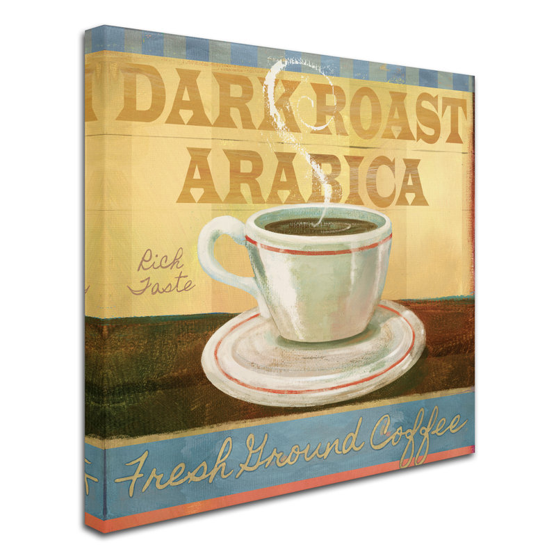 « ground coffee », reproduction d’impression sur toile tendue, H 14 po x l 14 po