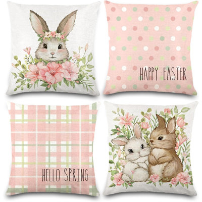 Linen Reversible Pillow Cover