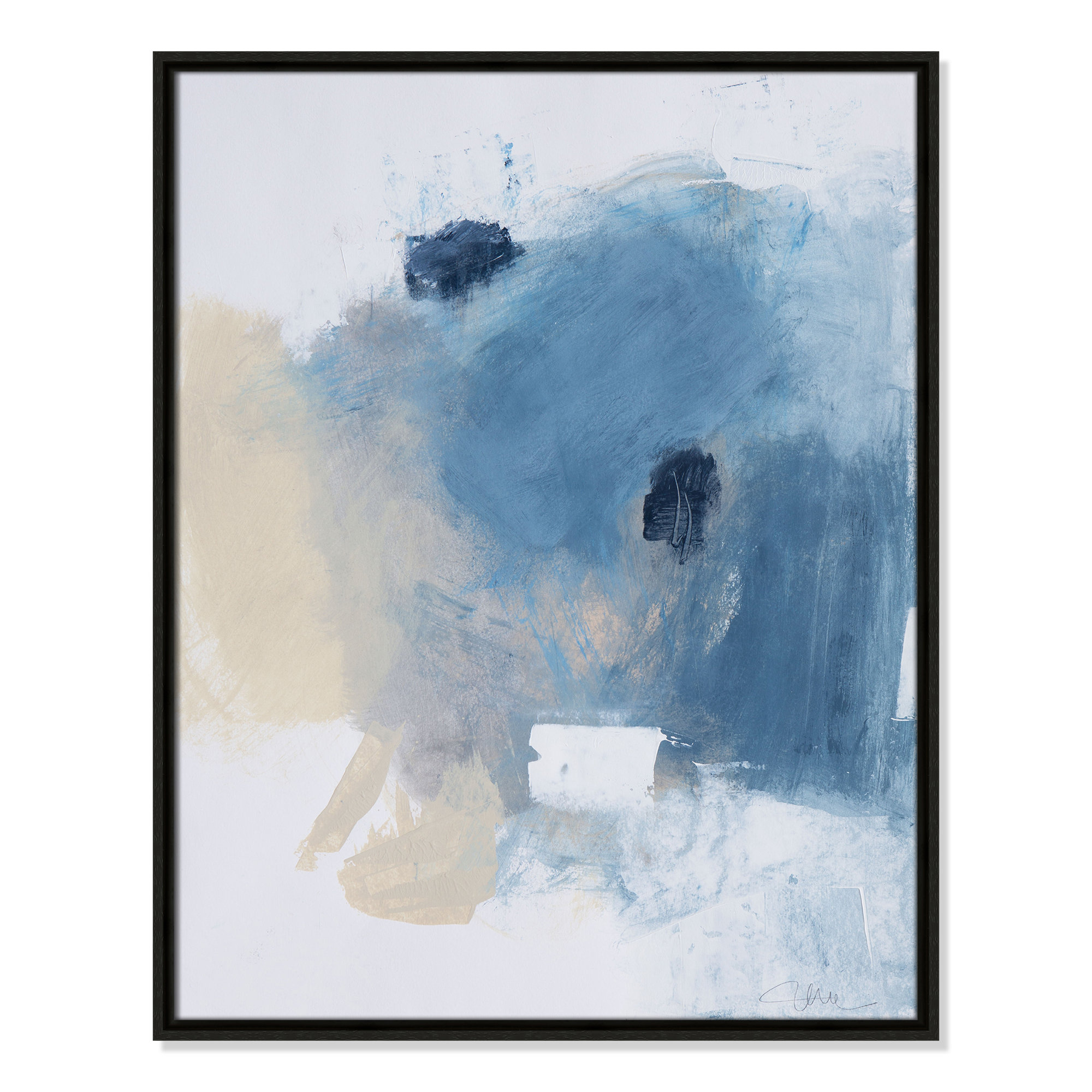 Coastal Carnival I Print by Casa Fine Arts, Espresso Floater Framed Canvas, No Mat, 29.5" H x 23.5" W x 2" D