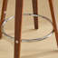 Ensemble de 2 tabourets de bar, tabourets de bar pivotants à dossier bas, chaises de bar en bois avec siège à coussin souple, siège d'une hauteur de 25 pouces-1375447579