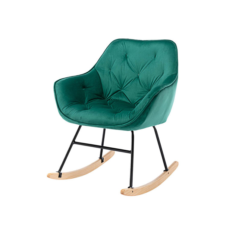 Chaise berçante Dehaan, Émeraude