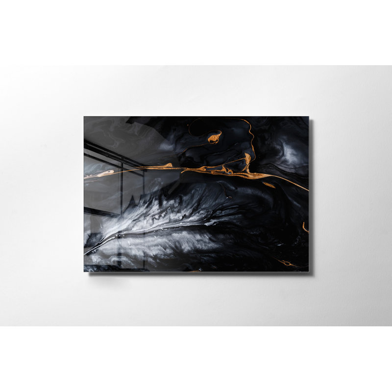 Peinture décorative en verre trempé, H 39,4 po x l 27,6 po x P 1 po