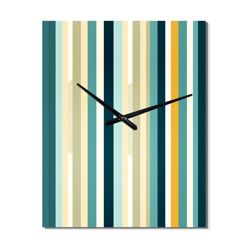 Jaquilyn - Horloge murale moderne, H 40 po x l 10 po x P 1 po