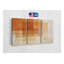 Reproduction d'art abstrait géométrique sur toile, art mural 3 panneaux terracotta - Mid Century Modern Square, triptyque de tons terreux, minimaliste Home Art, reproduction de peinture-850856077-850856072