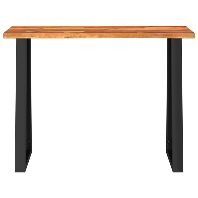 Alvyn Solid Wood Top Console Table, 43"W x 13.8"D x 31.5"H