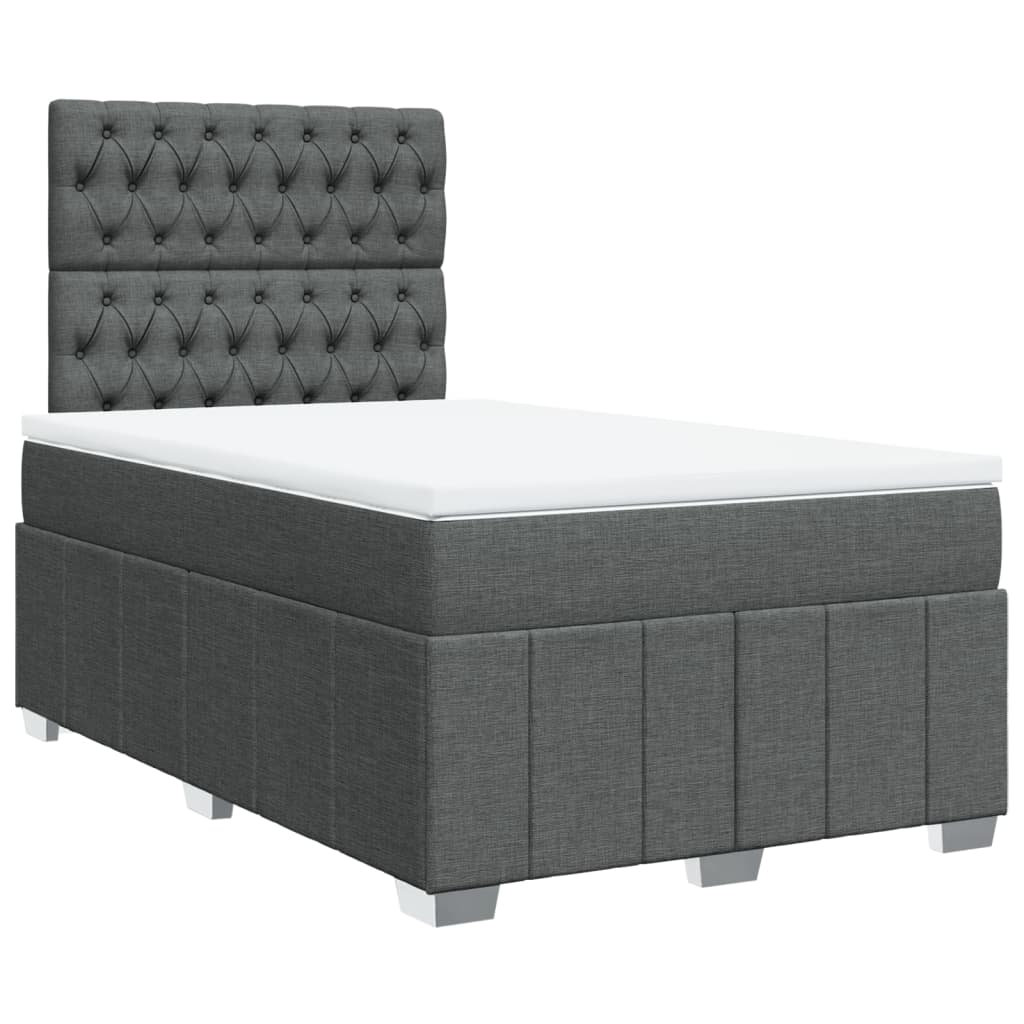 Vidaxl Boxspringbett Mit Matratze Blau 180X200 Cm Stoff