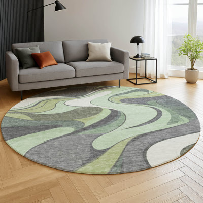 Premium Machine Washable Mayfield  swirls Rug