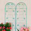 Paquet de 2 treillis de jardin en métal 71 po x 19,7 po antirouille pour plantes grimpantes-130844719-130844725