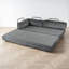Modular Upholstered Boneless Sectional Sofa Bed-1721927940