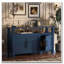 Buffet en pin avec rangement à 3 portes et détails de rivets-1765174181